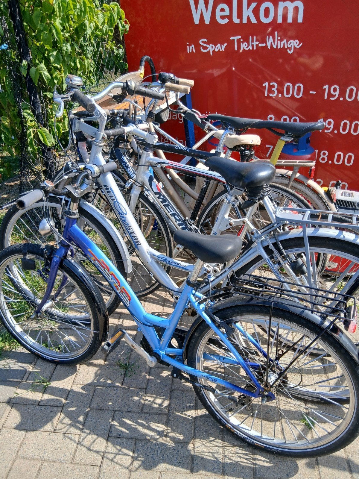 fietsen, Ophalen