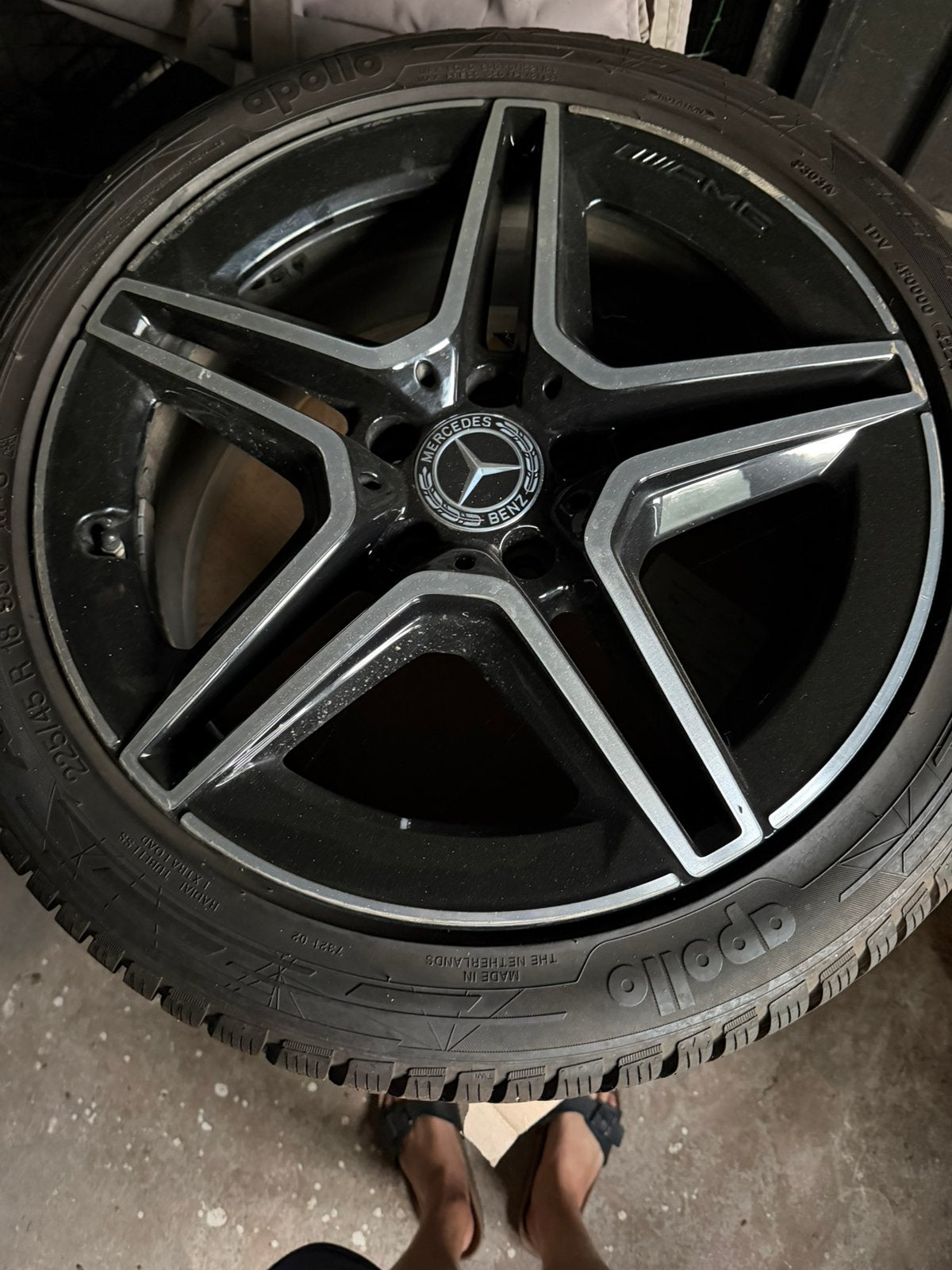 Jantes mercedes 18, Enlèvement, Pneus hiver, Jante(s)