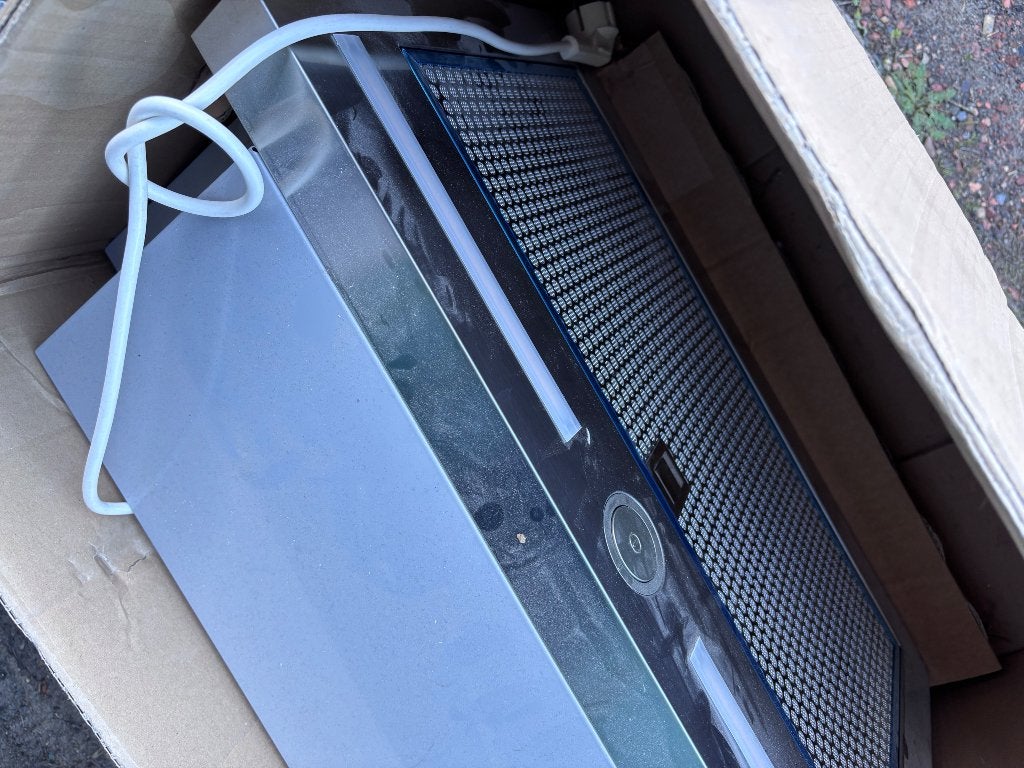 Nieuwe dampkap Ikea, Ophalen, Nieuw, Inbouw, Onderbouw afzuigkap