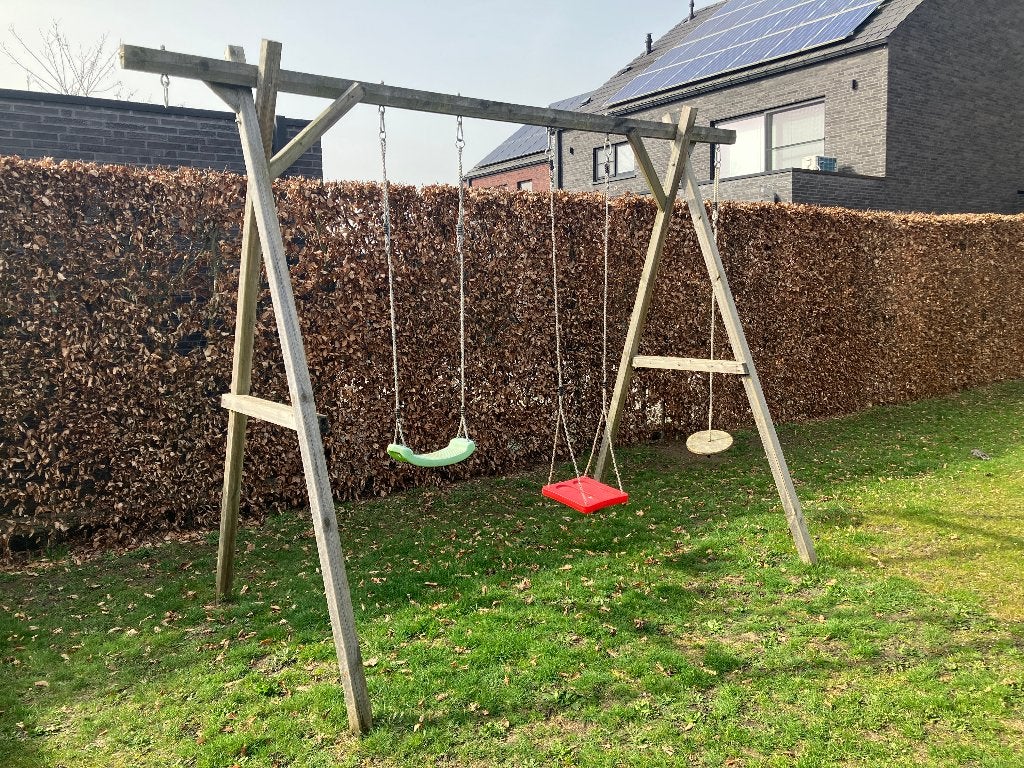 Houten schommel, Ophalen, Gebruikt, Schommel