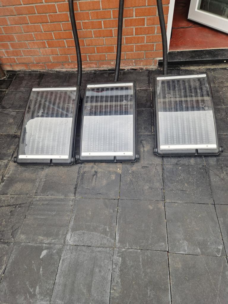 W' EAU Solar panel, Ophalen
