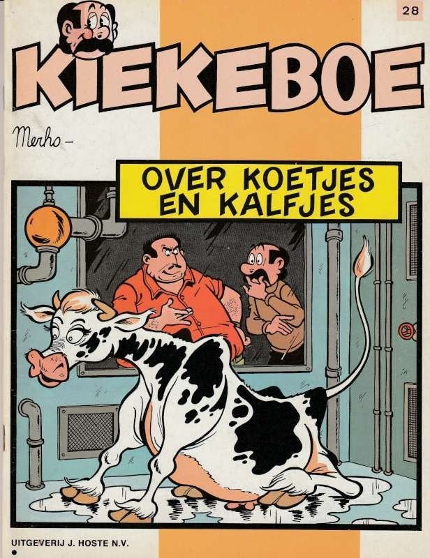 Strip Kiekeboe 28 - Over koetjes en kalfjes, Boeken, Stripverhalen, Eén stripboek, Merho, Ophalen of Verzenden, Zo goed als nieuw