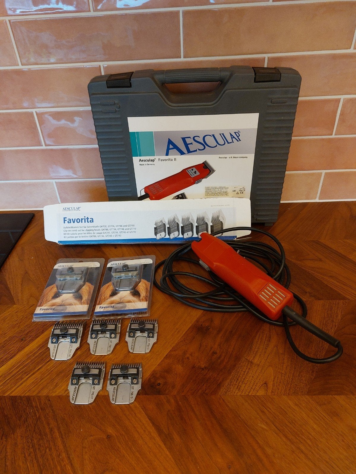 Aesculap Favorita 2 tondeuse + trimmateriaal, Aesculap, Ophalen of Verzenden, Tondeuse