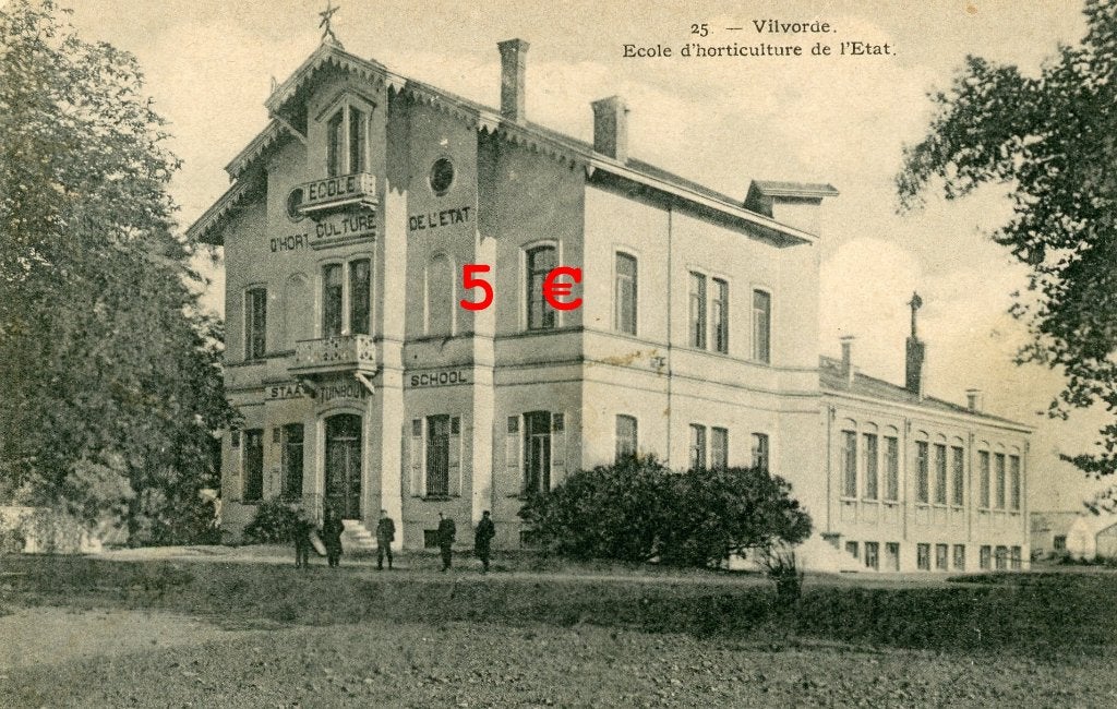 carte postale - École d'horticulture de Vilvorde, Envoi