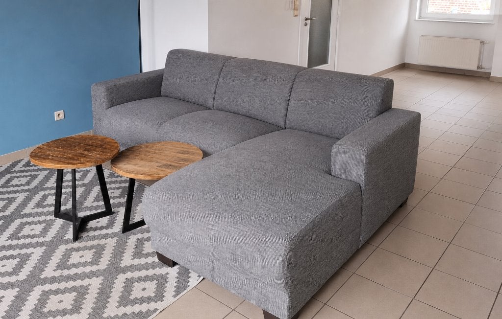 Canapé trois places gris foncé, Maison & Meubles, Canapés | Salons, Utilisé, Banc d'angle, Trois personnes, 200 à 250 cm, 100 à 125 cm