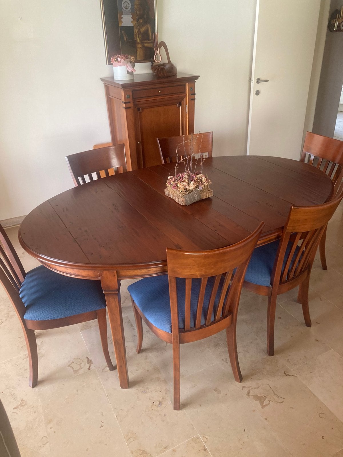 Table à manger avec 6 chaises, Enlèvement, Utilisé