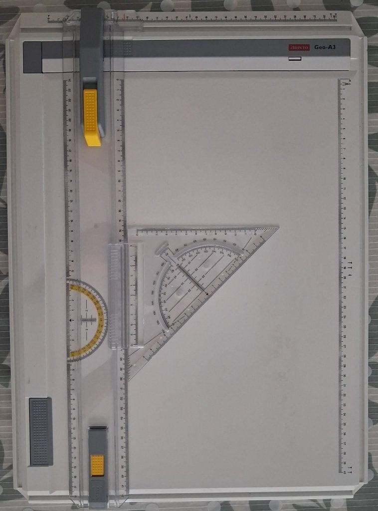 Aristo Geo-A3 tekenbord met Orginele tas & geodriehoek, Ophalen of Verzenden, Zo goed als nieuw, Papier, Schets- of Tekenboek