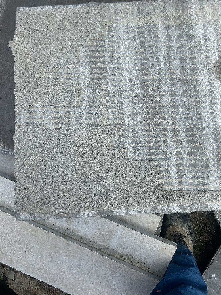 vloer grijs 60x60cm, Carrelage de sol, Enlèvement, Utilisé, 5 à 10 m²