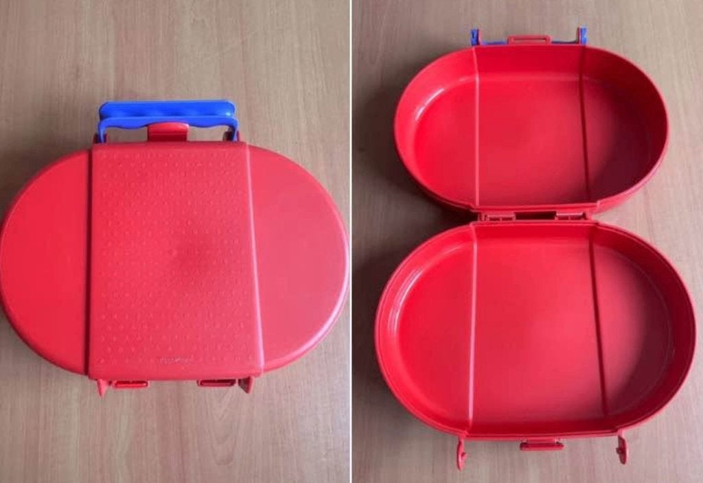 Boite lunch/pique-nique TUPPERWARE neuve, Enlèvement ou Envoi, Neuf, Rouge, Boîte