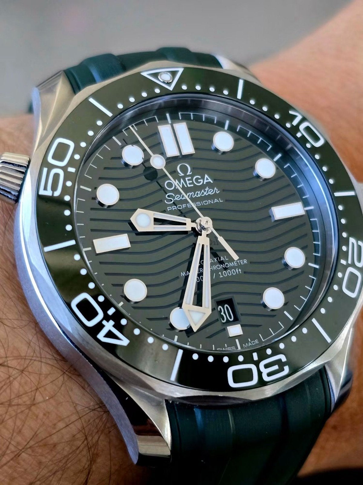 Oméga Seamaster 300, Bijoux, Sacs & Beauté, Enlèvement ou Envoi, Breitling, Acier, Acier