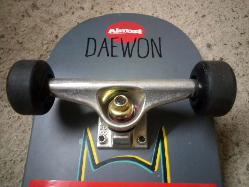 149mm Venture Skateboard Trucks Pair incl. Titus Wheels, Enlèvement ou Envoi, Utilisé, Skateboard, Longboard