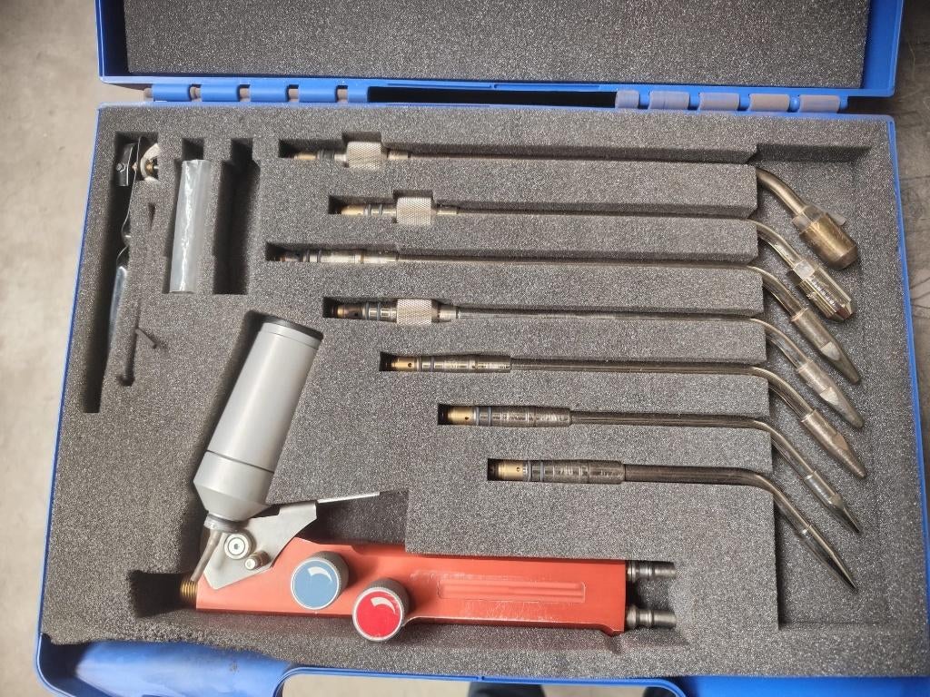 Poederspuitset Lastispray, Zakelijke goederen, Machines en Bouw | Lastechniek, Ophalen of Verzenden