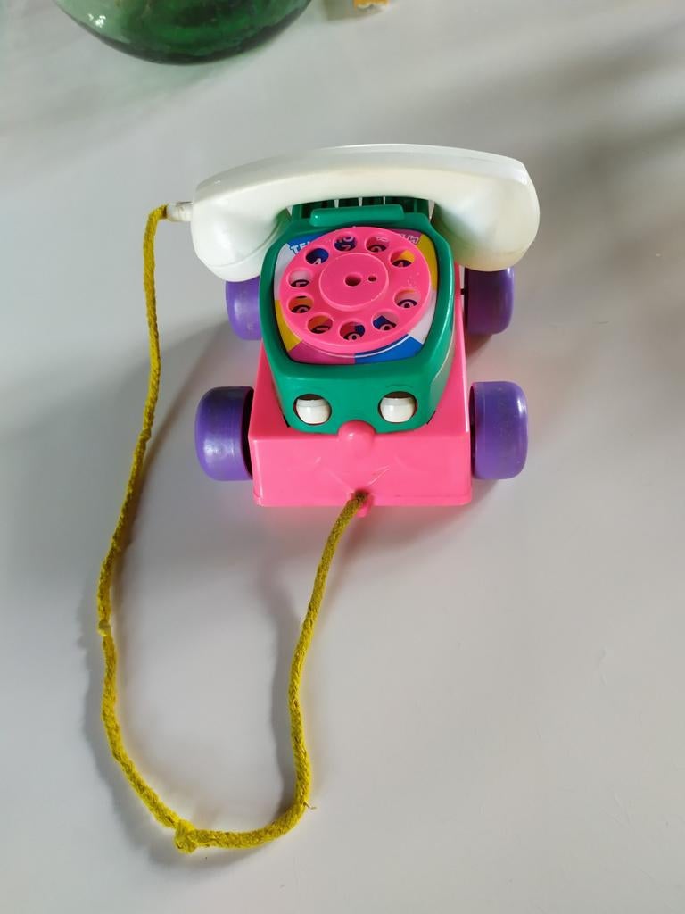 Vintage speelgoed telefoon CO-MA Milano Italy jaren '70, Ophalen of Verzenden