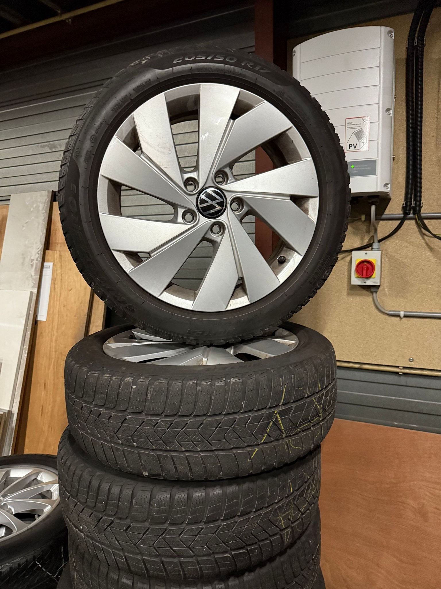 Originele winterset vw golf GTI GTE GTD 17 inch, Auto-onderdelen, Ophalen, Gebruikt, -, -