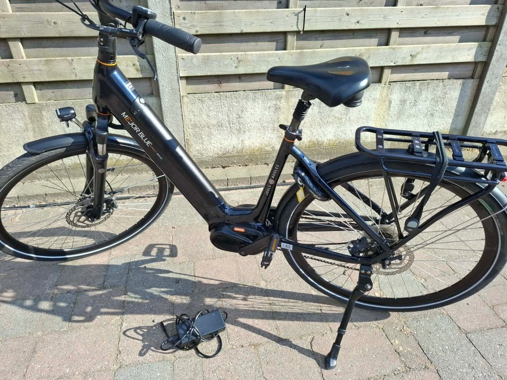 Elektrische fiets Jools Dames - Maat: 49 cm (ca.1m60-1m72), Zo goed als nieuw, 47 tot 51 cm, 50 km per accu of meer, Ophalen