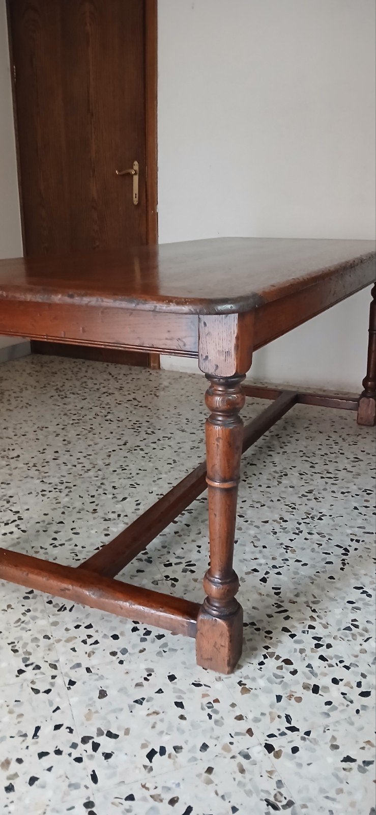 table à manger en chêne authentique, table de monastère, Enlèvement