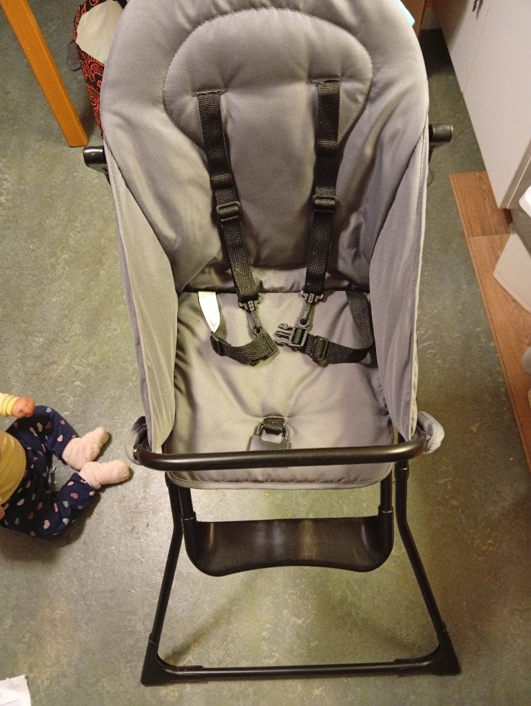 eetstoel premaman, Kinderen en Baby's, Kinderstoelen, Ophalen, Zo goed als nieuw, Inklapstoel, Gordel(s)