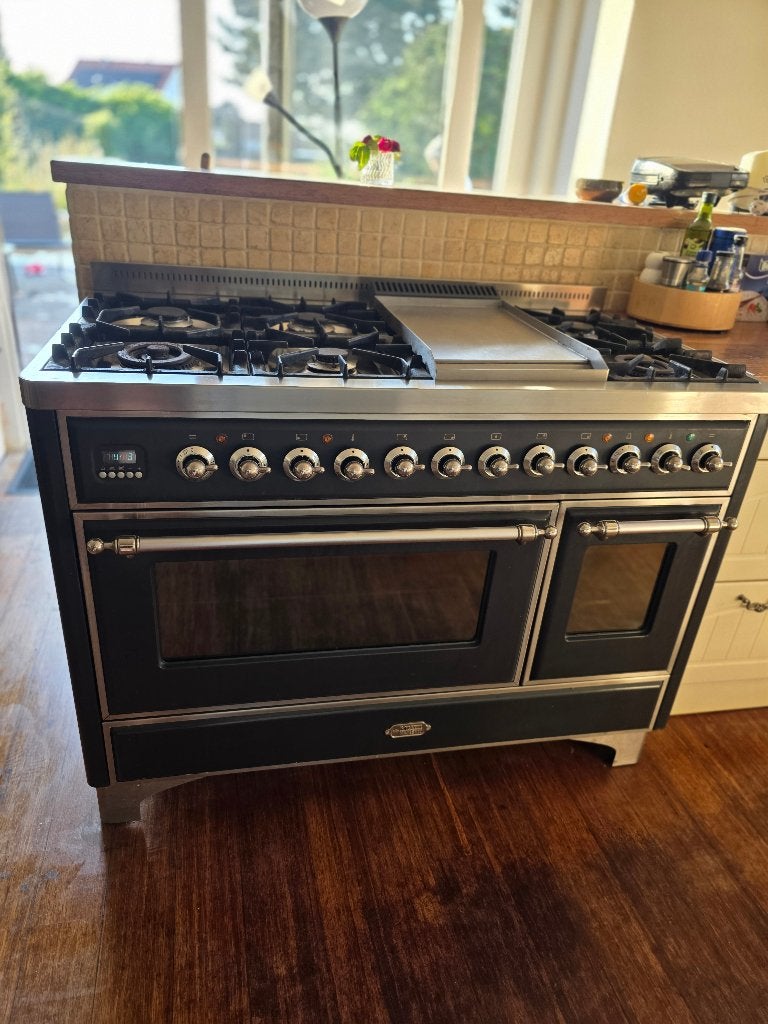 Boretti Majestic Piano gasfornuis, Elektronische apparatuur, Fornuizen, Ophalen, Grill, Zo goed als nieuw, Energieklasse A of zuiniger