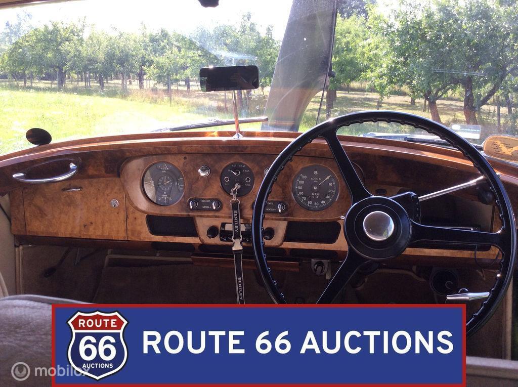 Bentley Continental S1 Saloon | 1958 | Route 66 Auctions, Auto's, Zwart, Bedrijf, Handgeschakeld, Overige carrosserie