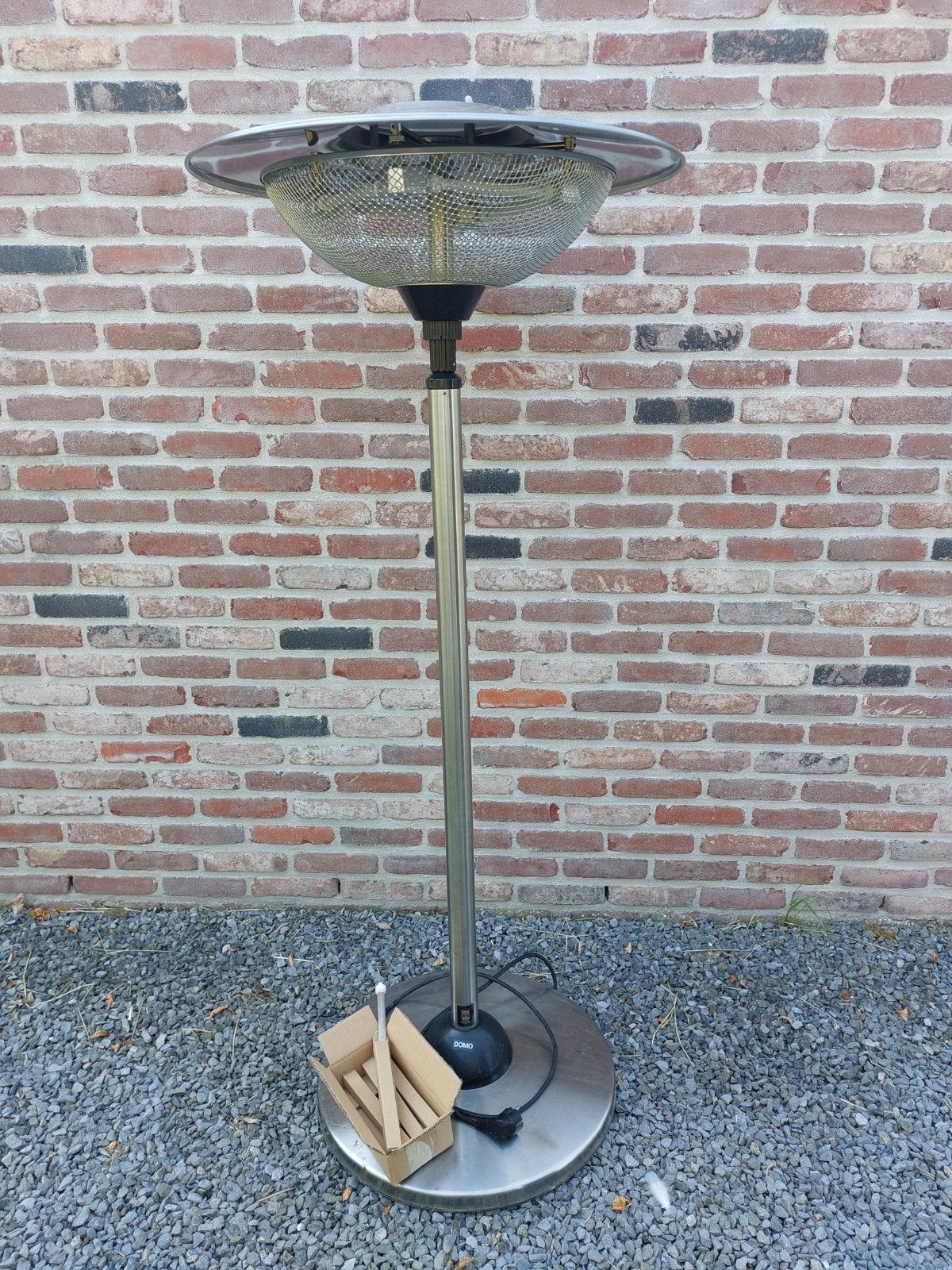 elektrische terrasverwarmer DOMO, Ophalen