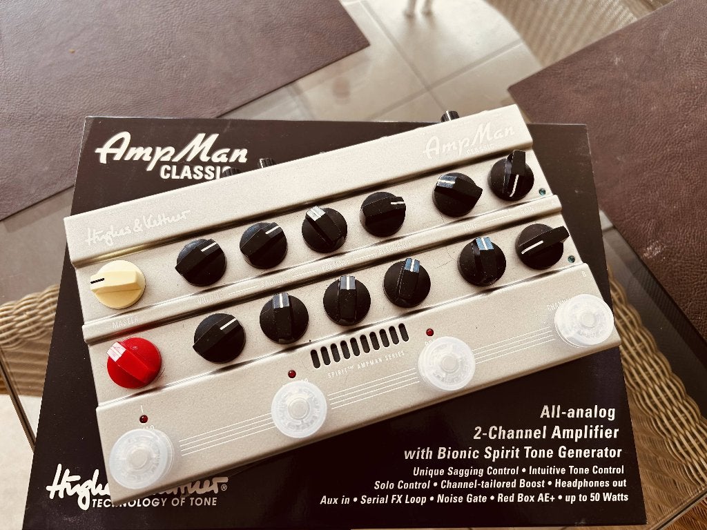 Hughes & kettner Spirit Ampman Classic, Muziek en Instrumenten, Ophalen of Verzenden, Zo goed als nieuw, Distortion, Overdrive of Fuzz