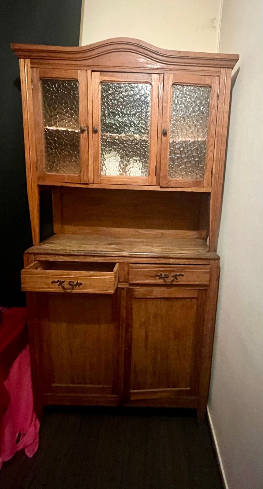 Vintage home made buffetkast, Ophalen, Gebruikt, 100 tot 150 cm, 200 cm of meer