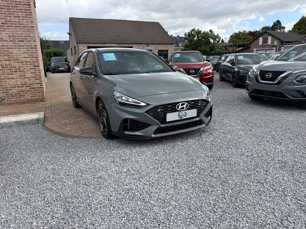 Hyundai i30 HB 1.6 T-GDi N-Line DCT 150PK 5J/GAR NIEUW 0KM, Autos, Argent ou Gris, Achat, Entreprise, Noir