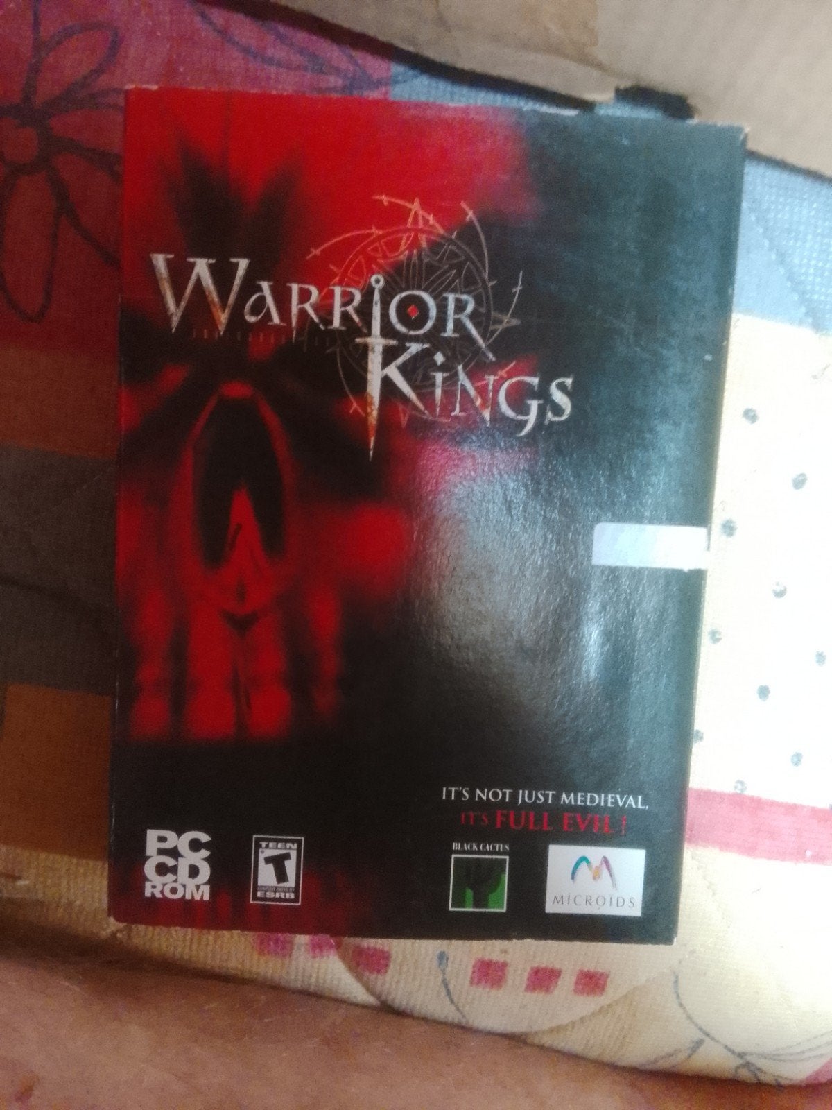 warrior kings pc cd-rom box, Consoles de jeu & Jeux vidéo, Consoles de jeu | Nintendo 2DS & 3DS, Enlèvement ou Envoi