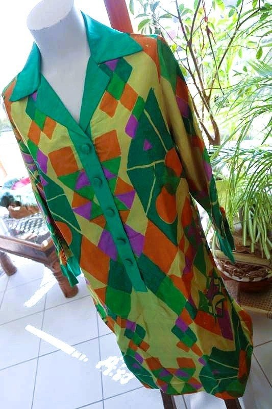 bijzonder vintage dressing jurk, Kleding | Dames, Overige kleuren, Vintage Dressing, Maat 42/44 (L), Ophalen of Verzenden
