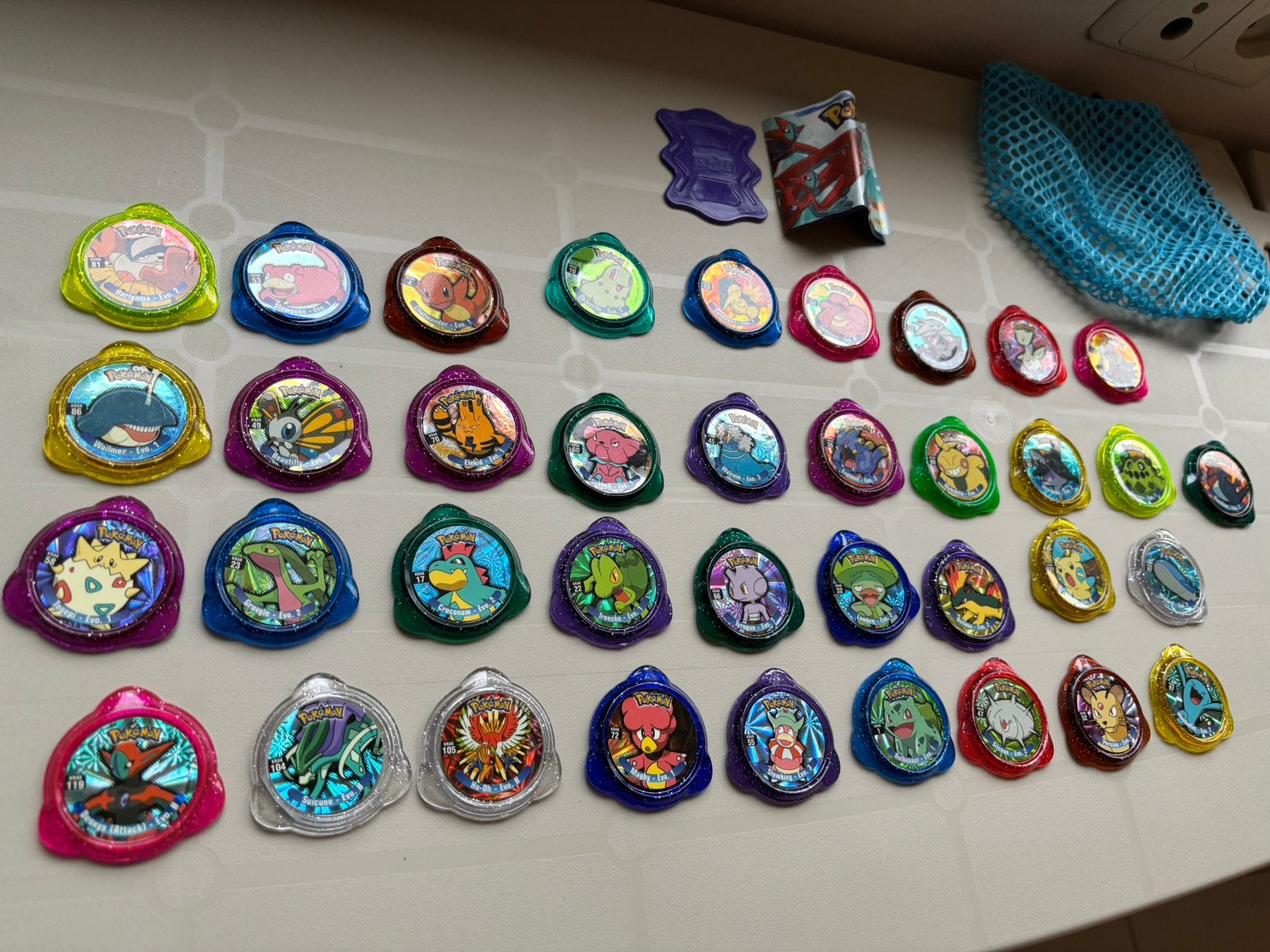 Lot pokemon, Ophalen