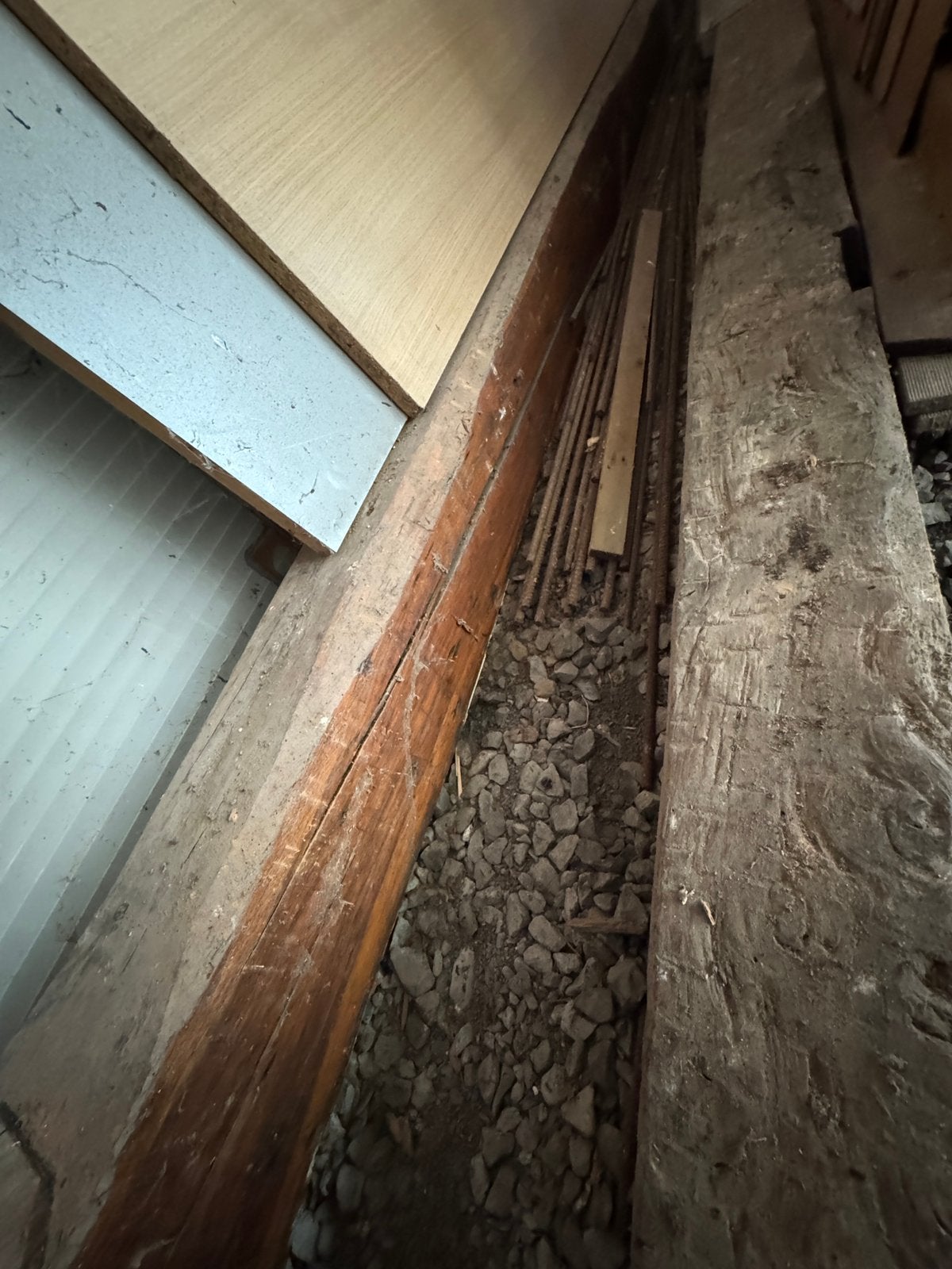 Oude eiken balken, Doe-het-zelf en Bouw, Ophalen, Gebruikt