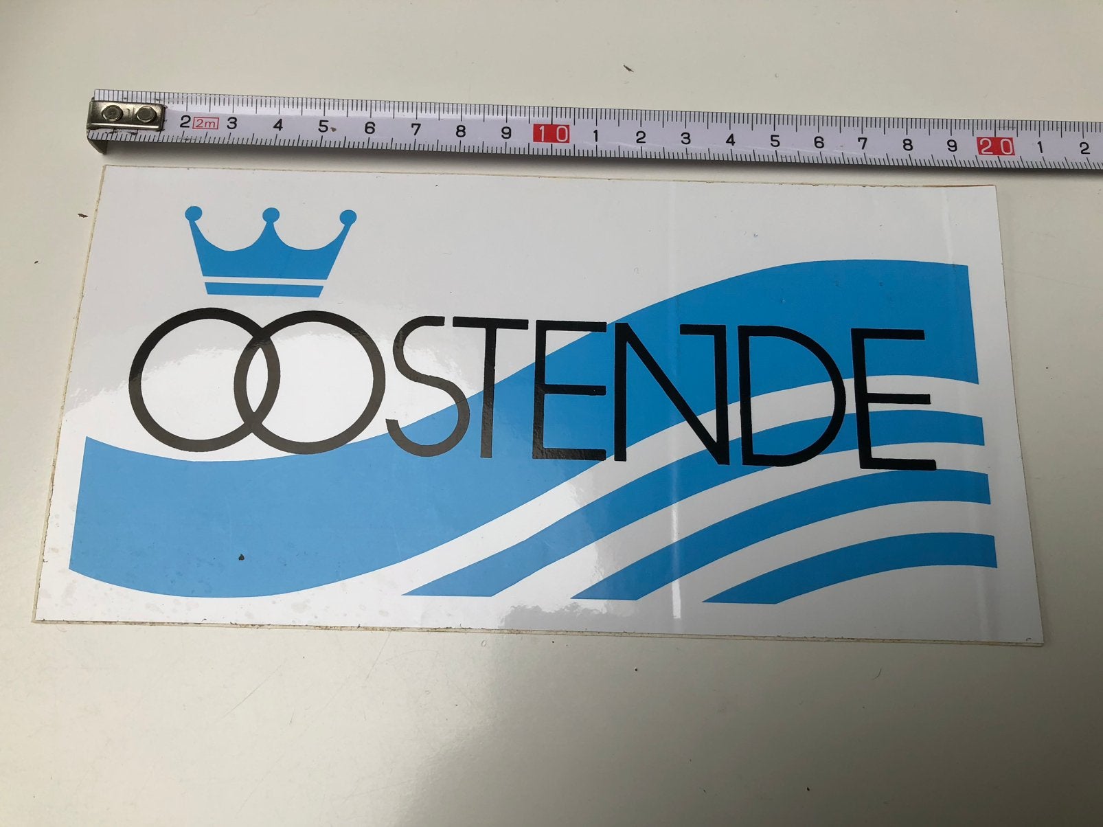 Sticker stad Oostende, Ophalen of Verzenden, Nieuw, Overige typen