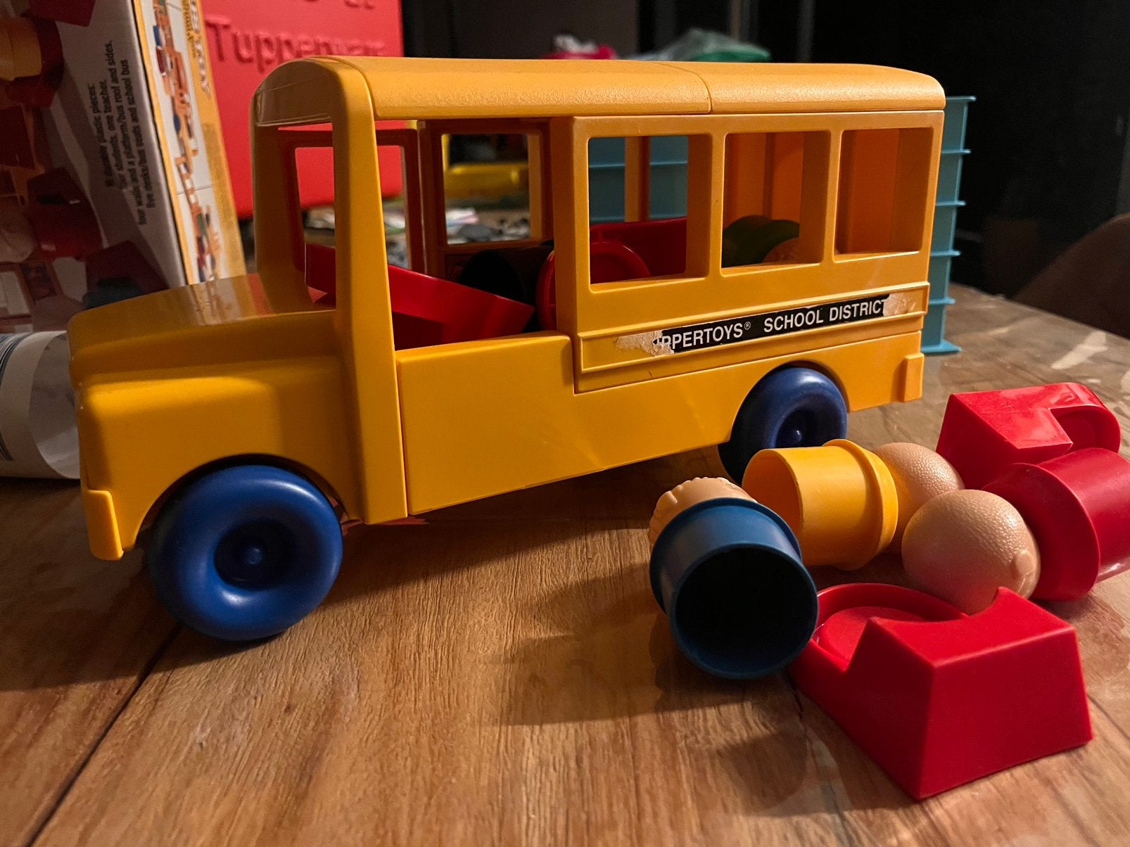 Tuppertoys vintage speelgoed retro fisher price look, Ophalen of Verzenden, Zo goed als nieuw