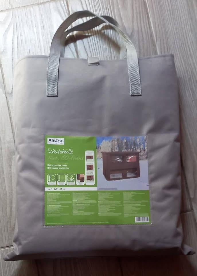 Housse protection ISO pour clapier lapins. 116x91x64 cm