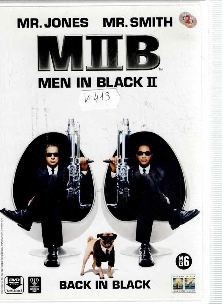 2 x dvd  /  Men In Black 2, Cd's en Dvd's, Dvd's | Overige Dvd's, Ophalen of Verzenden, Zo goed als nieuw