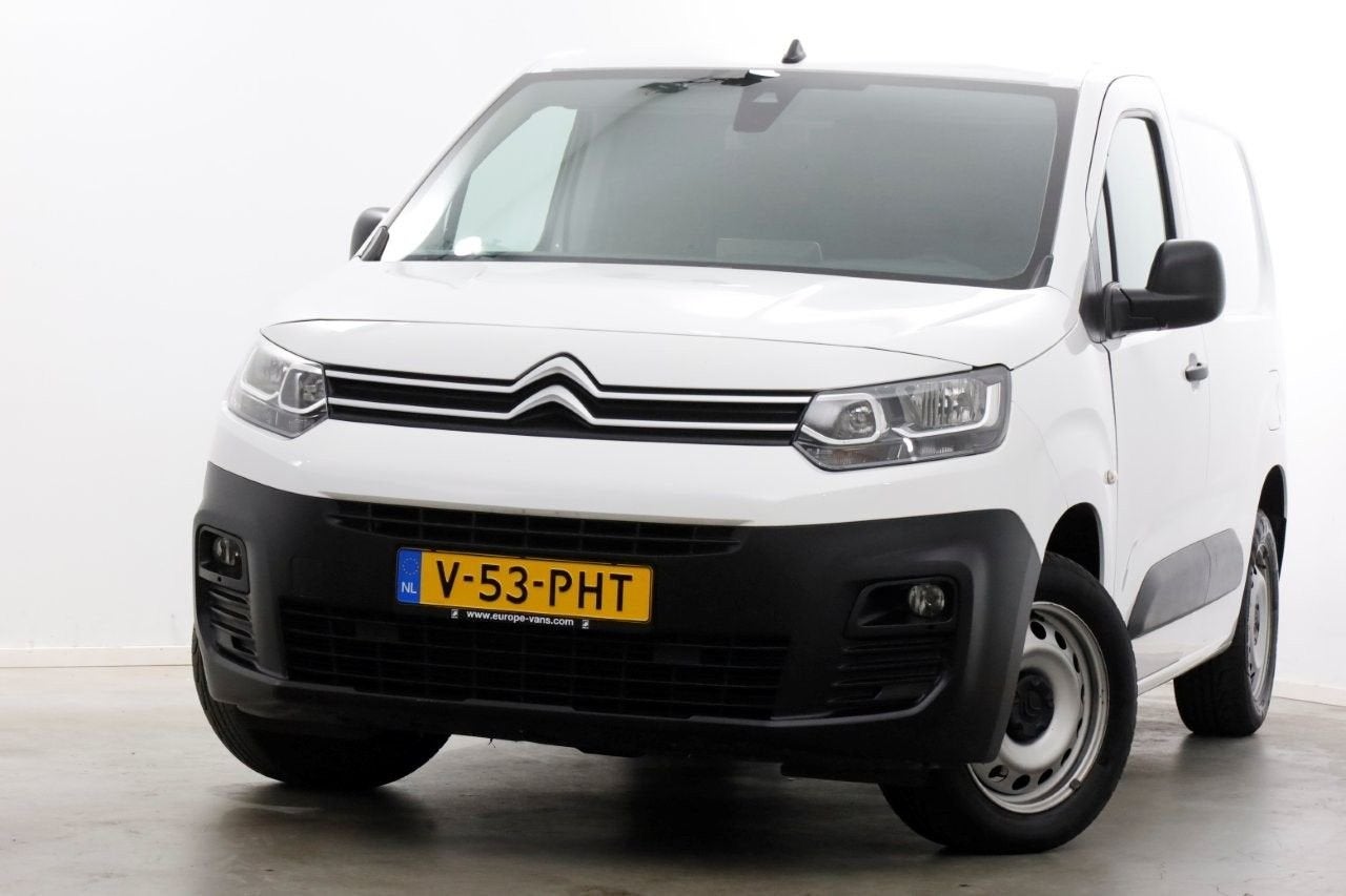 Citroën Berlingo 1.5 BlueHDI 130pk Automaat Airco/CarPlay 01, Auto's, Automaat, Citroën, Wit, Diesel