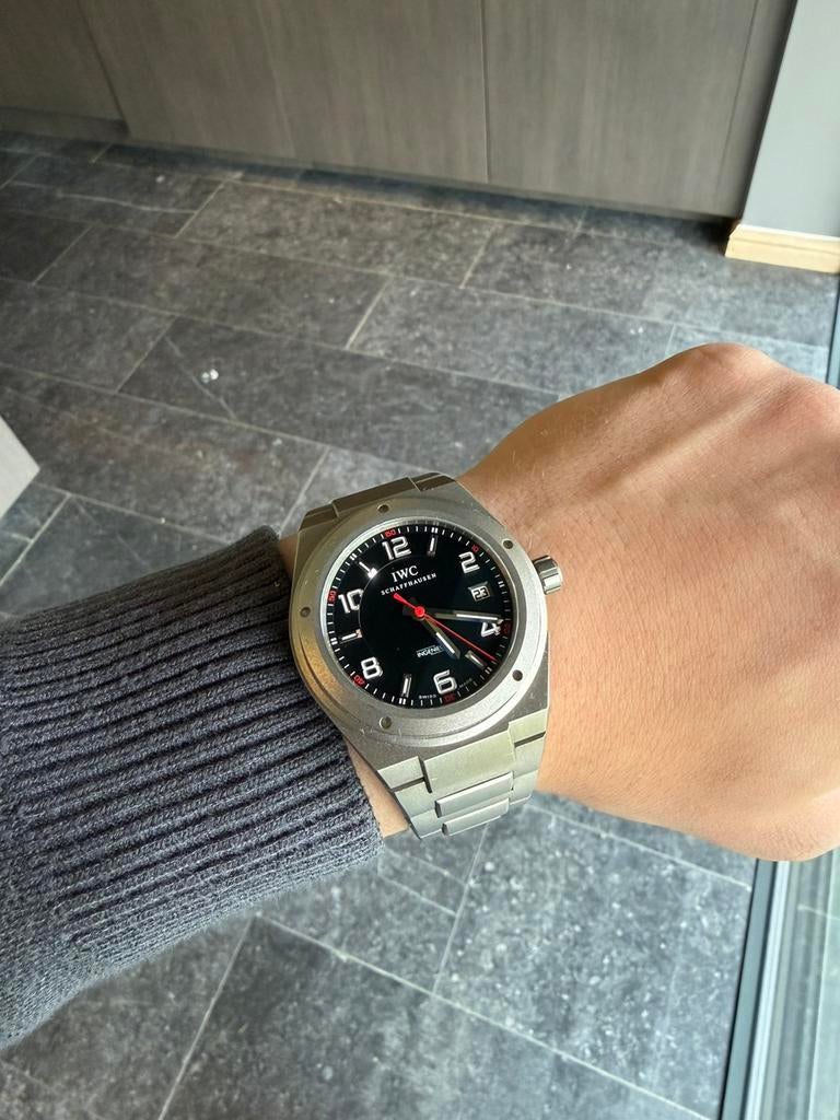 IWC Ingenieur Mercedes-AMG Special Edition Titanium IW322702, Ophalen, Zo goed als nieuw
