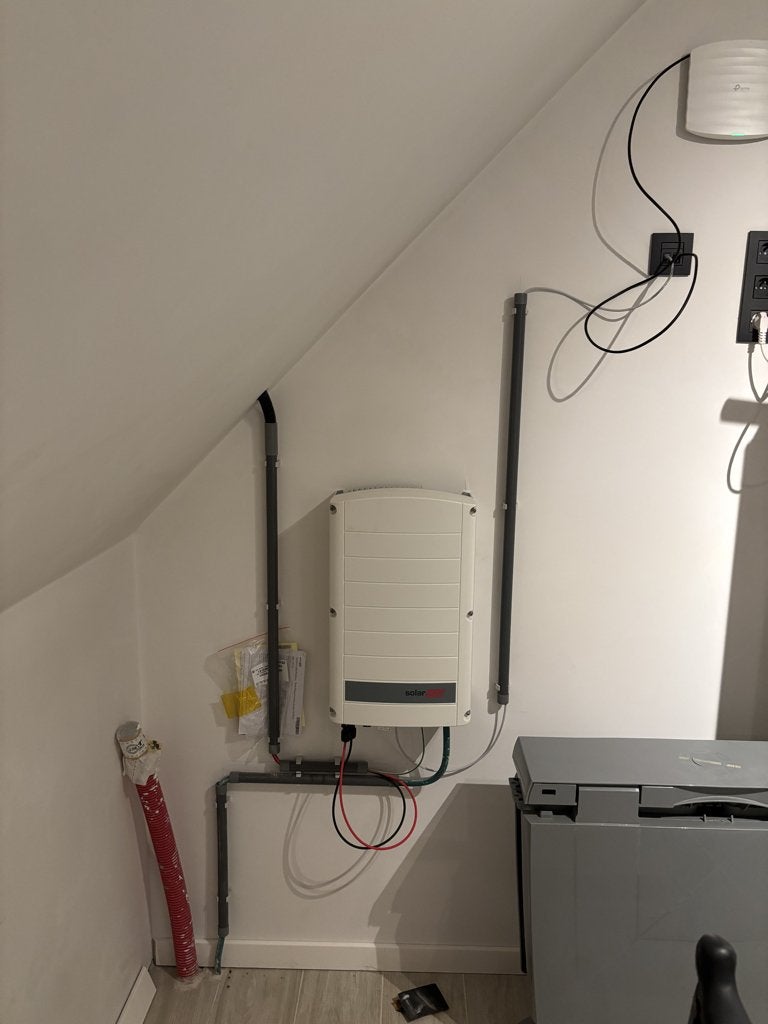Omvormer SolarEdge  SE5K + P-300 power optimizers, Ophalen, Zo goed als nieuw