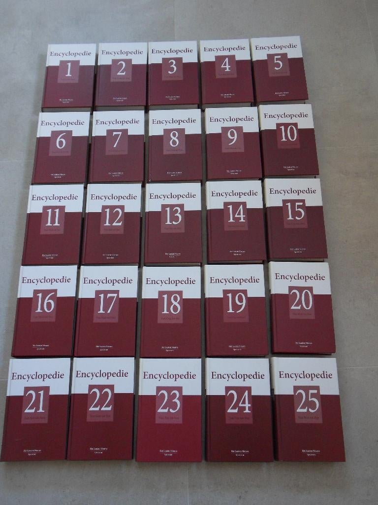 Encyclopedie collectie 25 stuks, Boeken, Encyclopedieën, Ophalen, Zo goed als nieuw, Algemeen, Complete serie