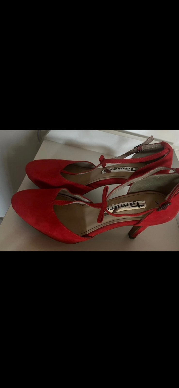 Pumps rood Tamaris maat 38, Ophalen, Zo goed als nieuw, Rood, Pumps