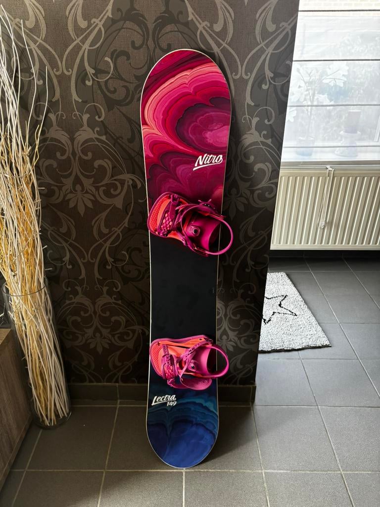 Nitro Lectra 149 Snowboard+Bindingen– Perfect voor Beginners, Sport en Fitness, Snowboarden, Zo goed als nieuw, Board, Ophalen
