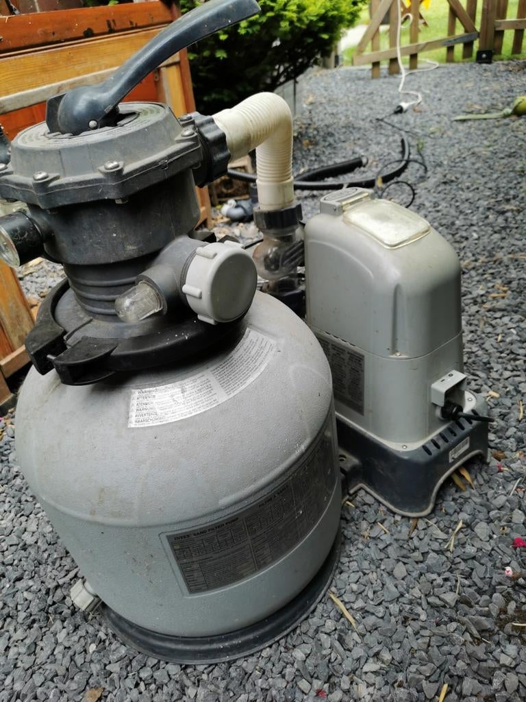 Intex zandfilter en ecosterilisator van 6 m3, Ophalen, Gebruikt, Filter