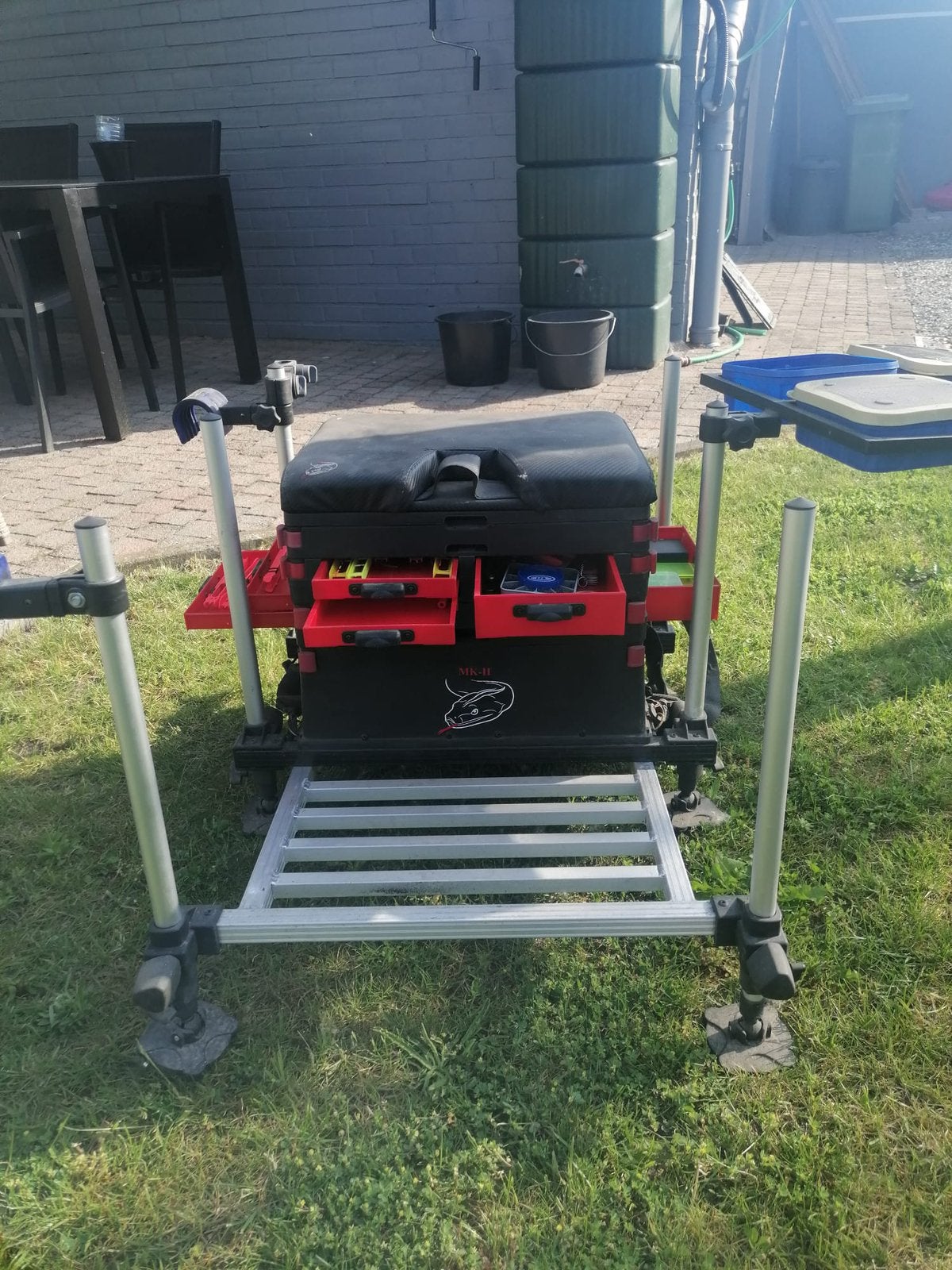 Visbak met plateau (MKII) te koop, Ophalen, Zo goed als nieuw