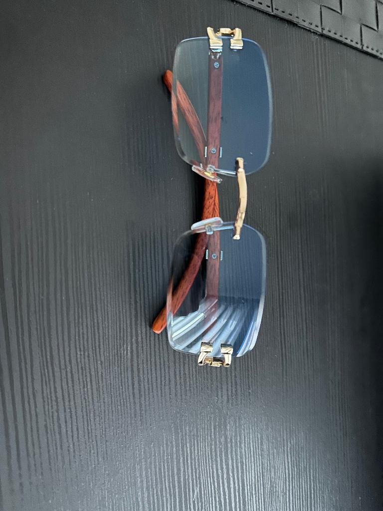 Cartier-brillen, Handtassen en Accessoires, Zonnebril, Blauw, Nieuw, Ophalen