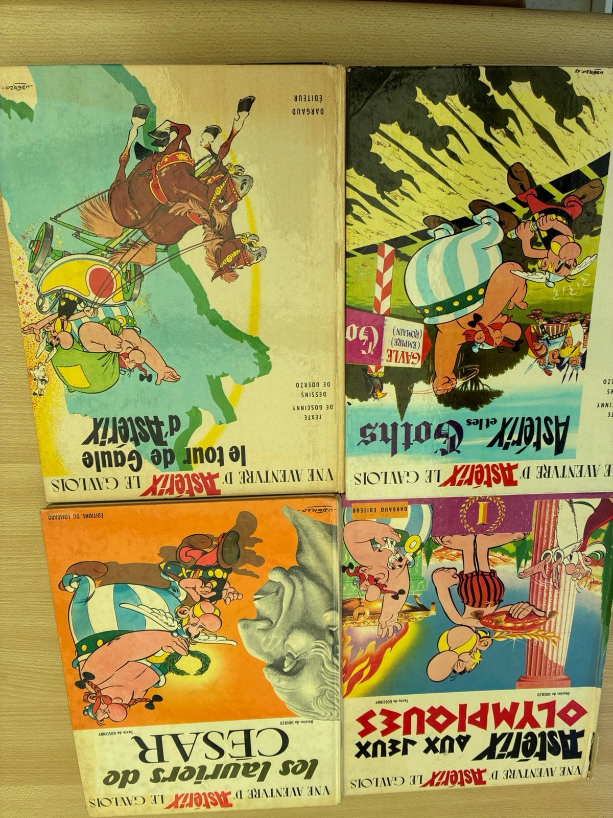 Asterix le gavlois, Ophalen, Gelezen