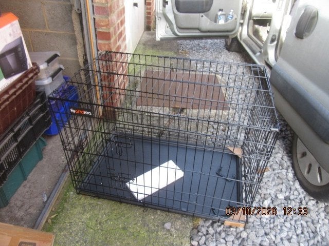 cage pliable en metal + plateau pvc, Autres marques, Enlèvement, Neuf, Autres types