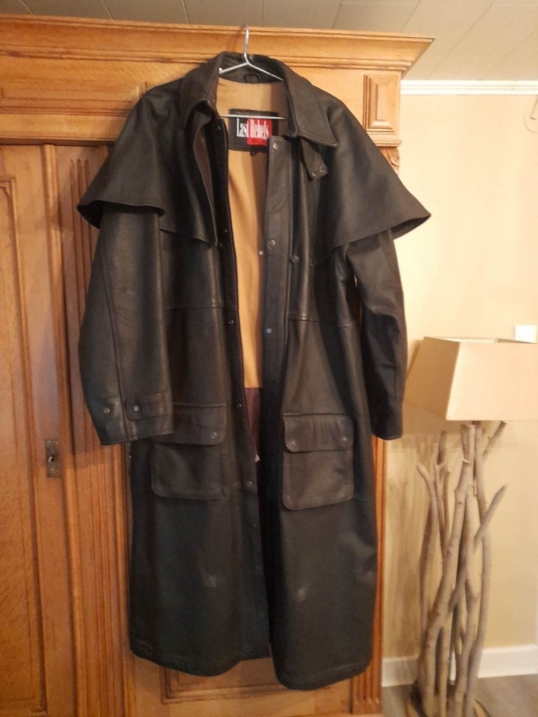 manteau long en cuir HORSE LAST REBELS, Vêtements | Hommes, LAST REBELS, Brun, Enlèvement, Taille 52/54 (L)