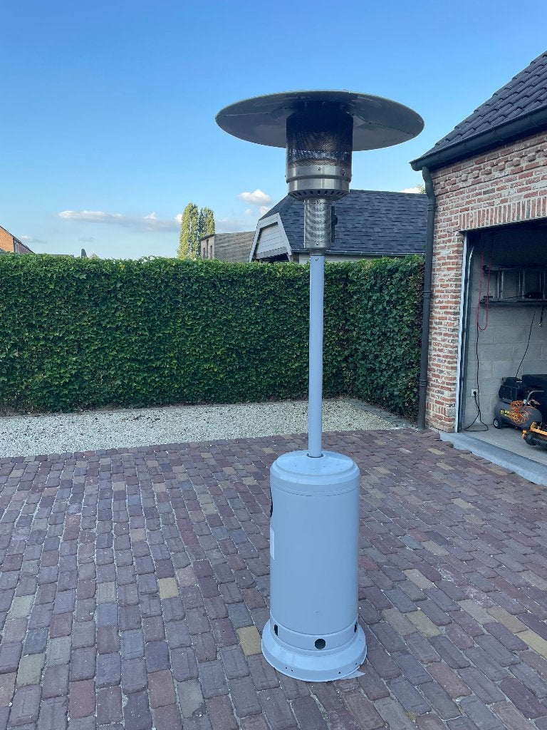 terrasverwarmer op gas, Tuin en Terras, Terrasverwarmers, Ophalen, Gebruikt, Gas, Vloer