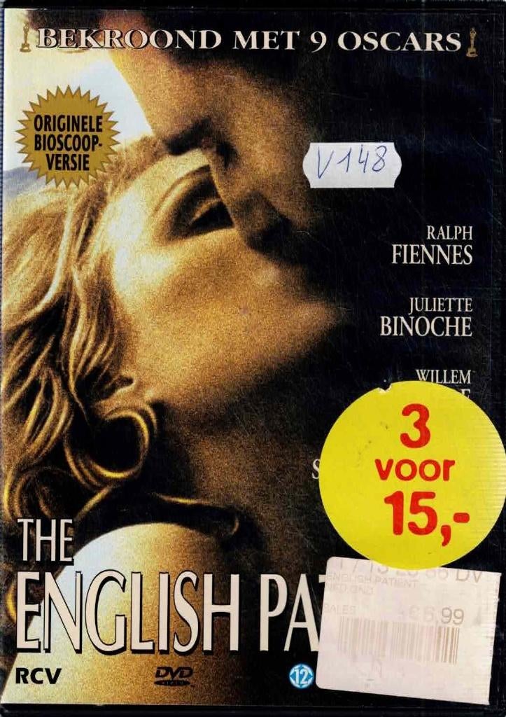 dvd  /  the english patient, Vanaf 12 jaar, Ophalen of Verzenden, Zo goed als nieuw