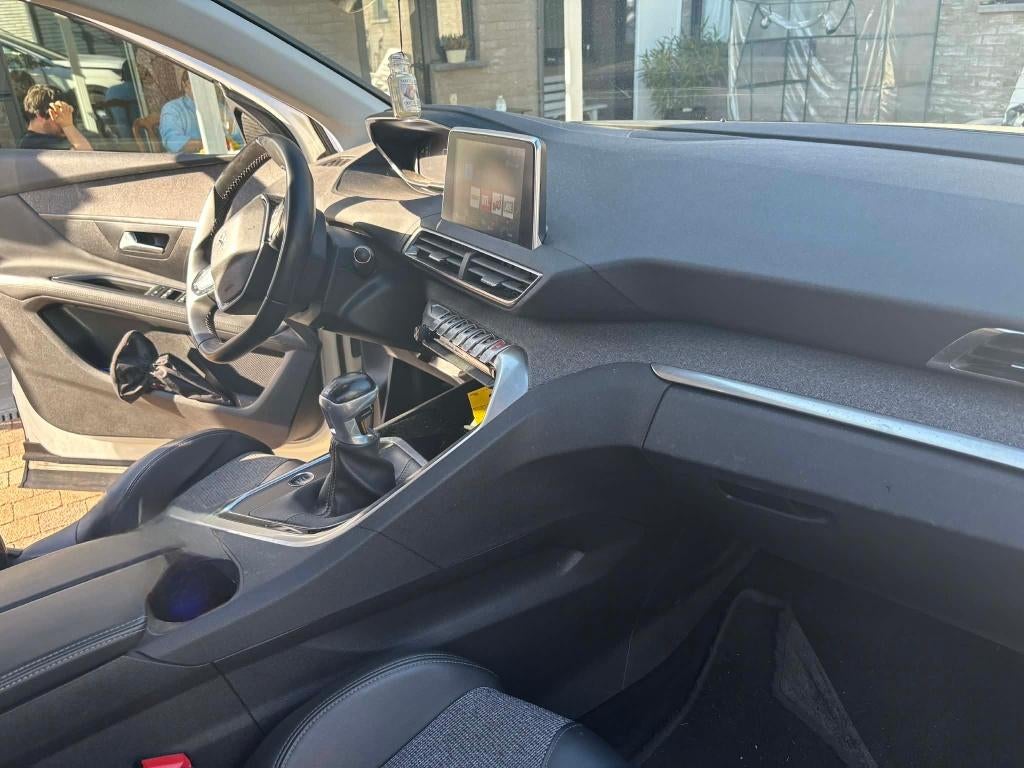 Peugeot 3008 130 ch, Auto's, USB, Leder en Stof, Wit, 5 deurs